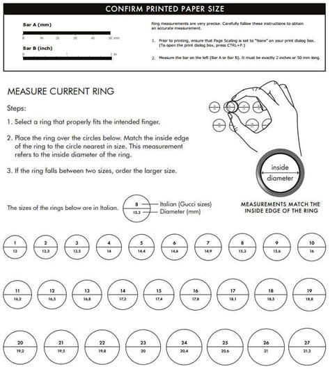 gucci icon blooms ring size|Gucci wrist size chart.